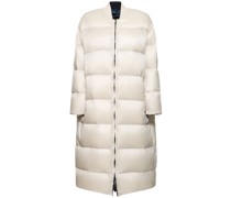 Wendbare, lange Daunenjacke „Seibi“
