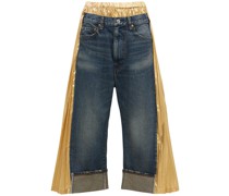 Denim-Jeans mit goldenem Taft „Levi's“
