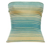 Gloria strapless knitted viscose top