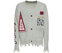 Cardigan mit Patches „Honors“