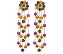 Ohrringe mit Kristallblumen „Colorful“