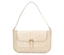 LEDERTASCHE MIT KROKOPRÄGUNG 'MIRANDA'