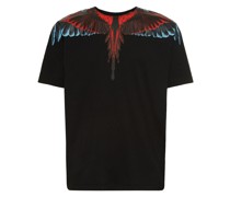 T-SHIRT AUS BAUMWOLLJERSEY MIT DRUCK „ICON“