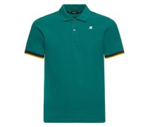 ENGES POLOHEMD AUS BAUMWOLLPIQUÉ