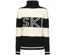 PULLOVER AUS WOLLSTRICK MIT INTARSIE „FROSTINE“