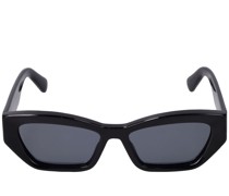 Katzenaugen-Sonnenbrille aus Bio-Acetat mit Kette