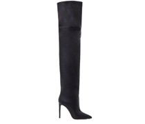 105mm hohe Overkneestiefel aus Leder