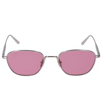 Polygon Pink stainless steel sunglasses