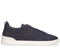 Sneakers aus Leder „Triple Stitch“