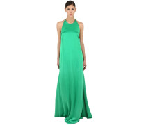 LANGES KLEID AUS ENVERSSATIN