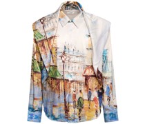 Bedrucktes Hemd „Somewhere in Europe“