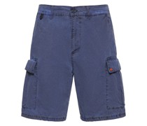 Cargo-Shorts aus Baumwollpopeline