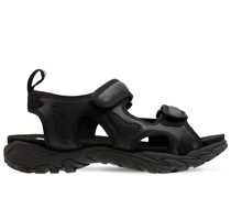 Sneakers aus Leder und Technostoff „Striae“
