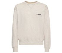 Logo detail cotton blend sSWEATSHIRT