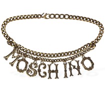 Kettengürtel mit Moschino-Schriftzug
