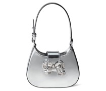 Micro curved bow shoulder bag