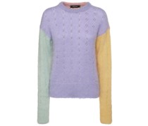 Sweater aus Mohair/Wollstrick