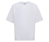 T-SHIRT AUS BAUMWOLLE MIT LOGODRUCK