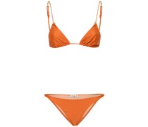 Dolores triangle bikini set w/chain