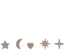 SET: 5 OHRRINGE „WONDERLAND“
