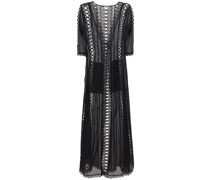KAFTAN AUS BAUMWOLLE UND SPITZE „ALI“