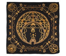 Ornament Jewelry print silk scarf