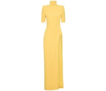 Langes Kleid aus Krepp