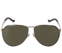 Pilotensonnenbrille aus Metall „Luxury“