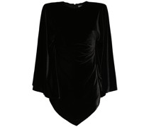 Asymmetrisches Minikleid aus Samt