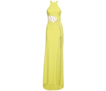 Ross cutout laces jersey long dress