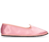 10mm hohe Satin-Loafers „Rosa“