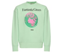 BEDRUCKTER PULLOVER AUS BIO-BAUMWOLLE