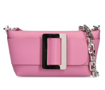 SCHULTERTASCHE AUS LEDER SCHNALLE „POUCHETTE“