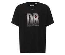 T-Shirt aus Baumwolle mit Logo „DB“