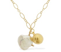 HALSKETTE MIT PERLE 'THE MOON FEVER'