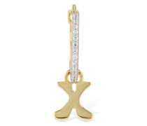 Pavé-Mono-Ohrring „X“