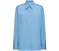Cotton poplin shirt