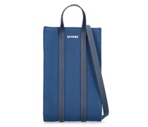 Handytasche aus Nylon und Baumwolle
