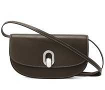 Schultertasche aus Leder „The Tondo Crescent“