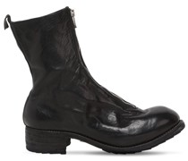40MM HOHE KNÖCHELSTIEFEL AUS LEDER 'PL2'