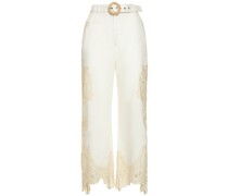 HOSE MIT STICKEREI