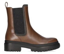 40mm hohe Chelseastiefel aus Leder