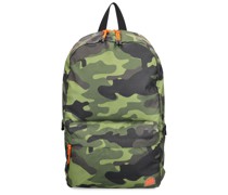 Camouflage print tech twill backpack