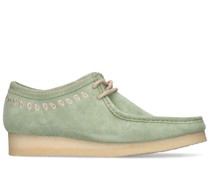 30mm hohe Schnürschuhe aus Leder „Wallabee“