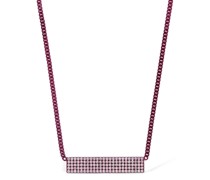HALSKETTE AUS 18KT GOLD MIT DIAMANTEN 'LONG BEACH'