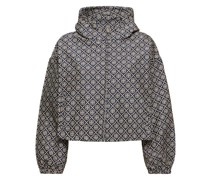 Kurze Jacke mit T-Monogramm