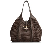Mittelgroße Häkeltasche „Shopping T“