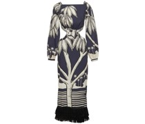 MIDIKLEID AUS POPELINE MIT DRUCK