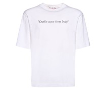 T-SHIRT MIT DRUCK „FROM ITALY“