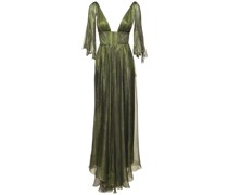 Langes Kleid aus Seidenmusselin „Ada“